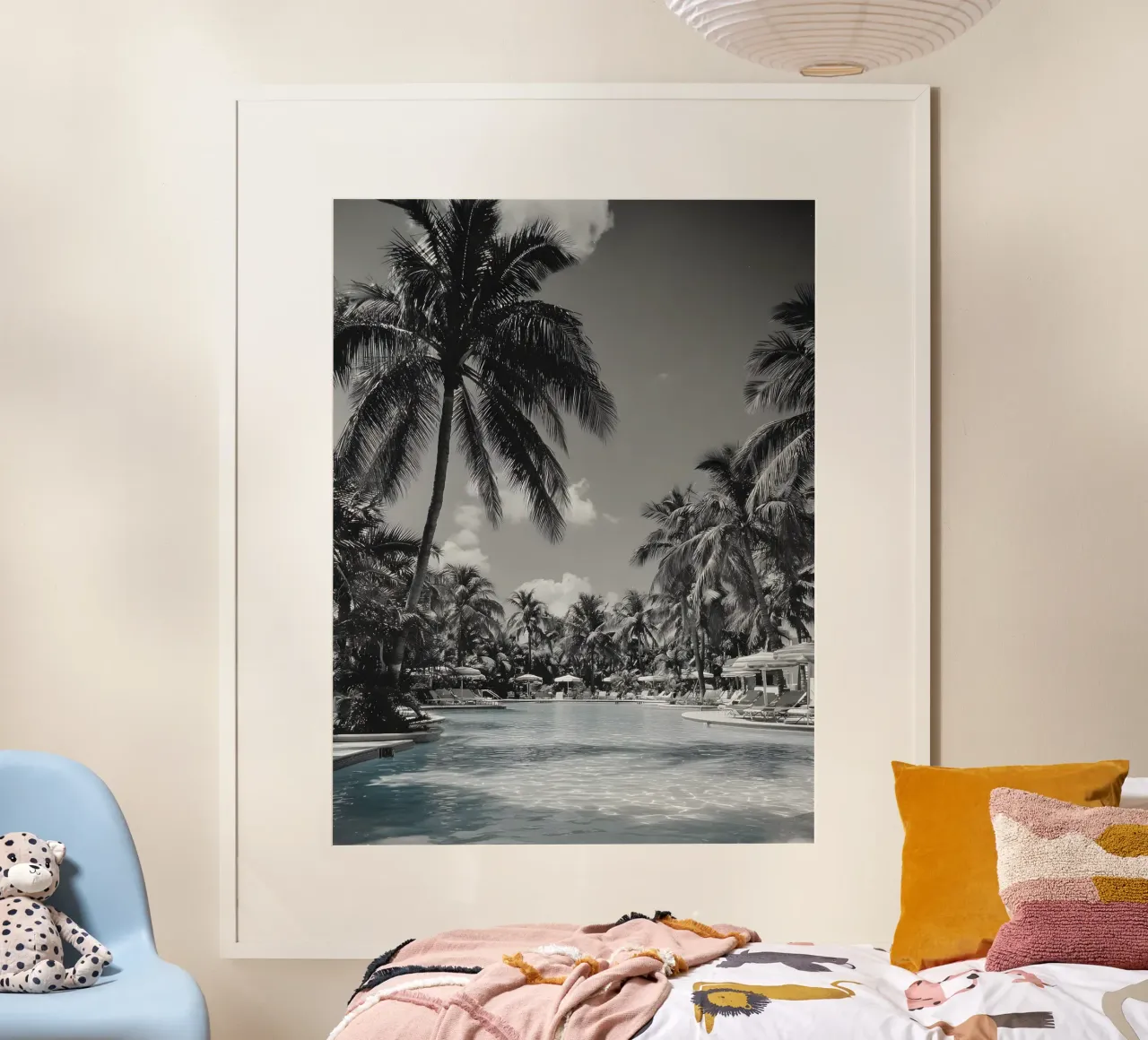 Retro Poolside poster da Mononoir
