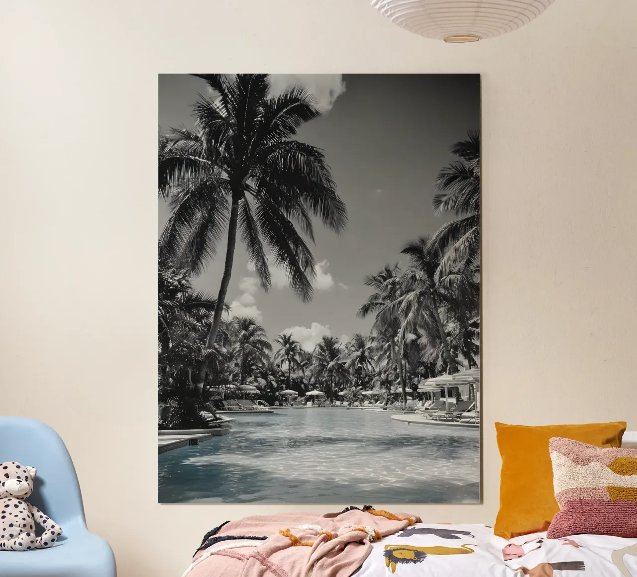 Retro Poolside poster by Mononoir