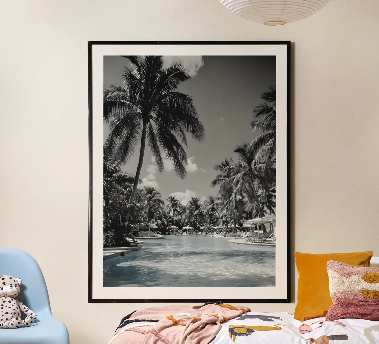 Retro Poolside poster da Mononoir