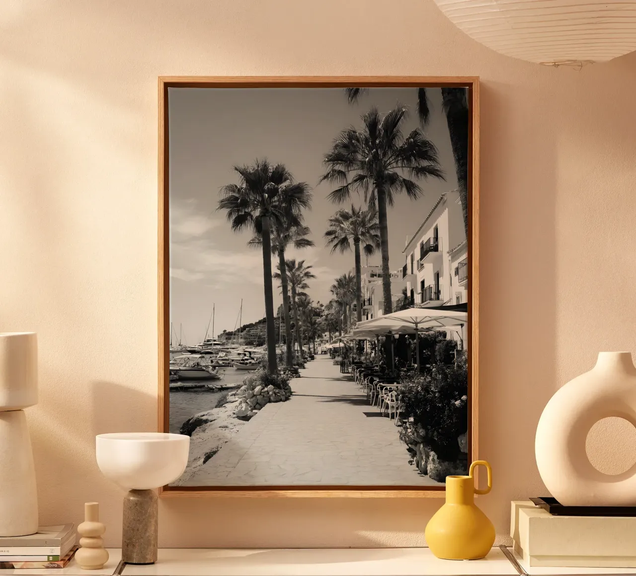 Ibiza Promenade tela con Cornice a cassetta da Mononoir