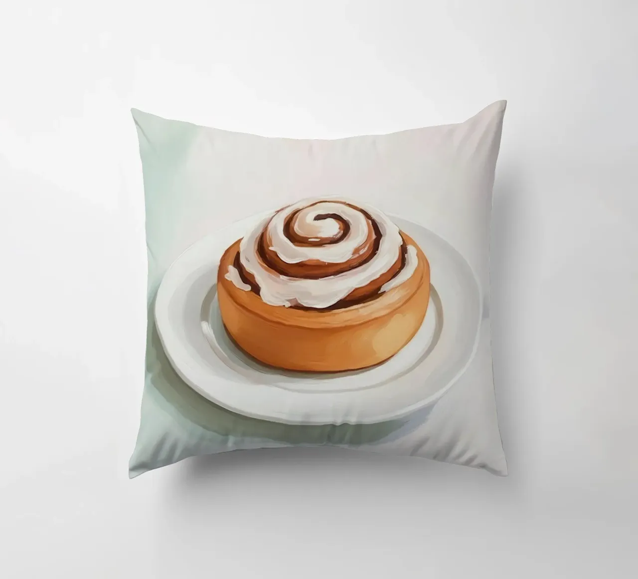 Cinnamon Roll Painting cuscino da Attaboy Dsgn