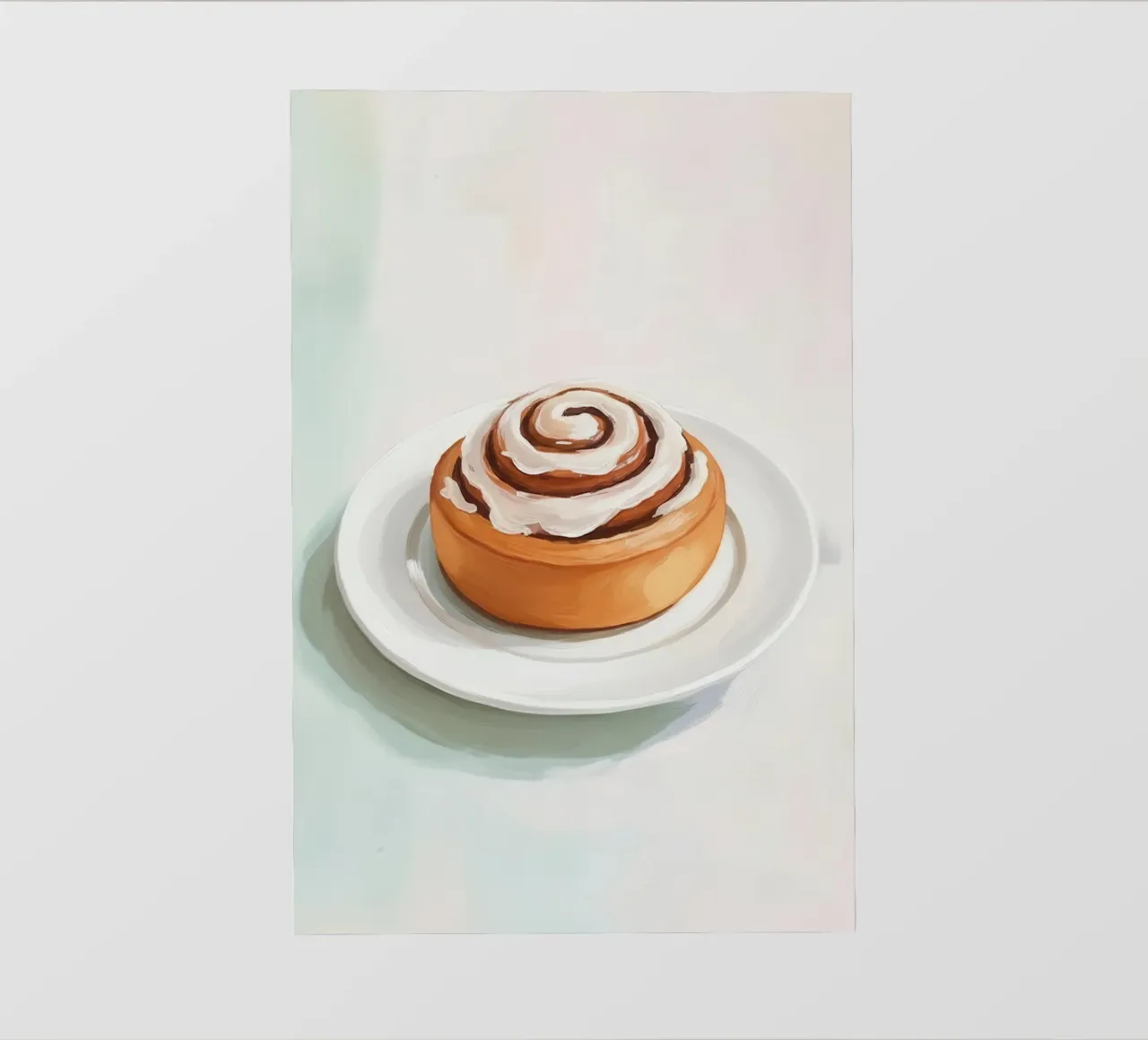 Cinnamon Roll Painting pellicola backlit da Attaboy Dsgn