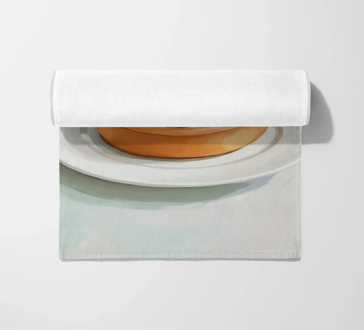 Cinnamon Roll Painting telo mare da Attaboy Dsgn