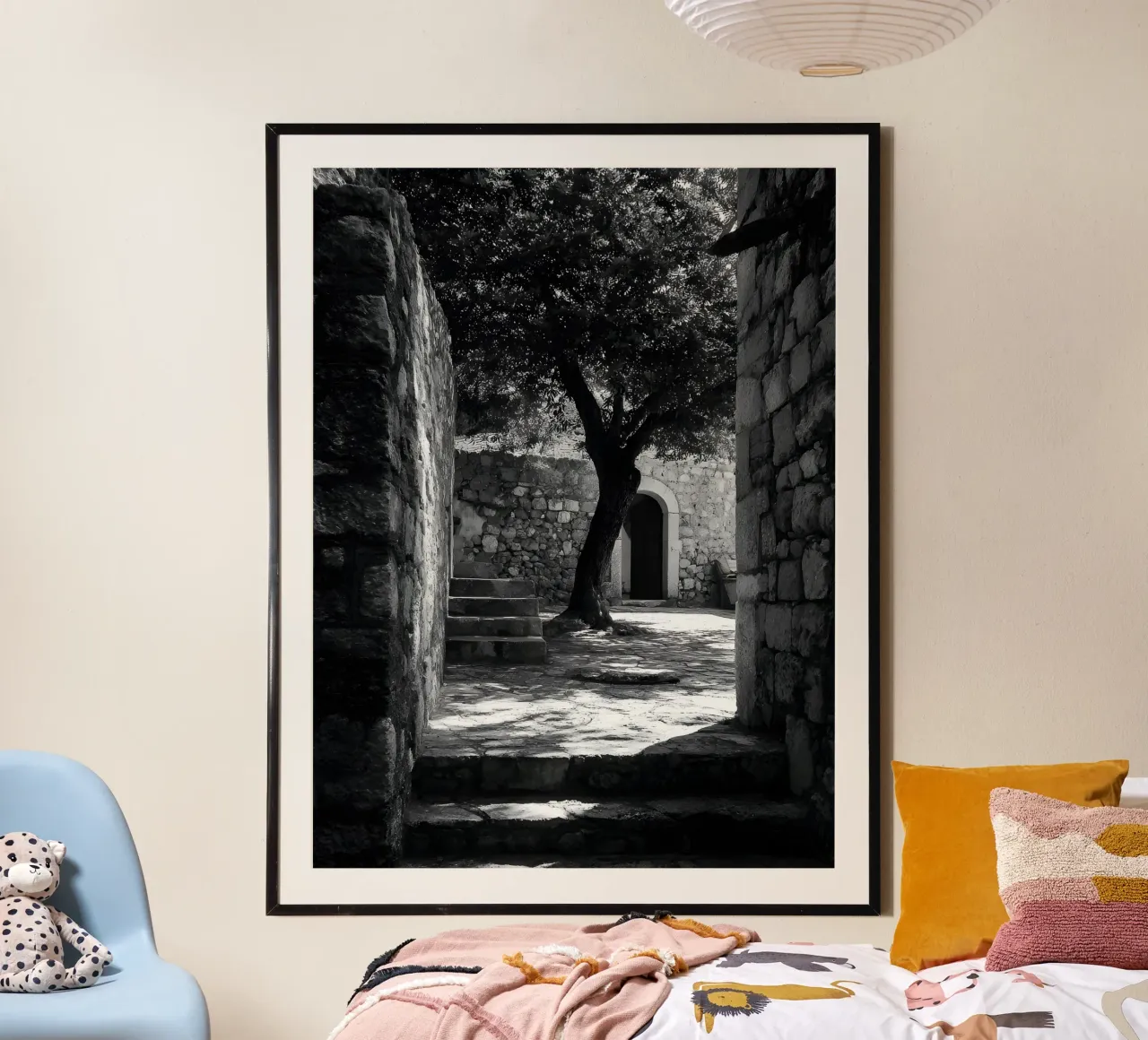 Stone Alley poster con telaio in plastica da Mononoir