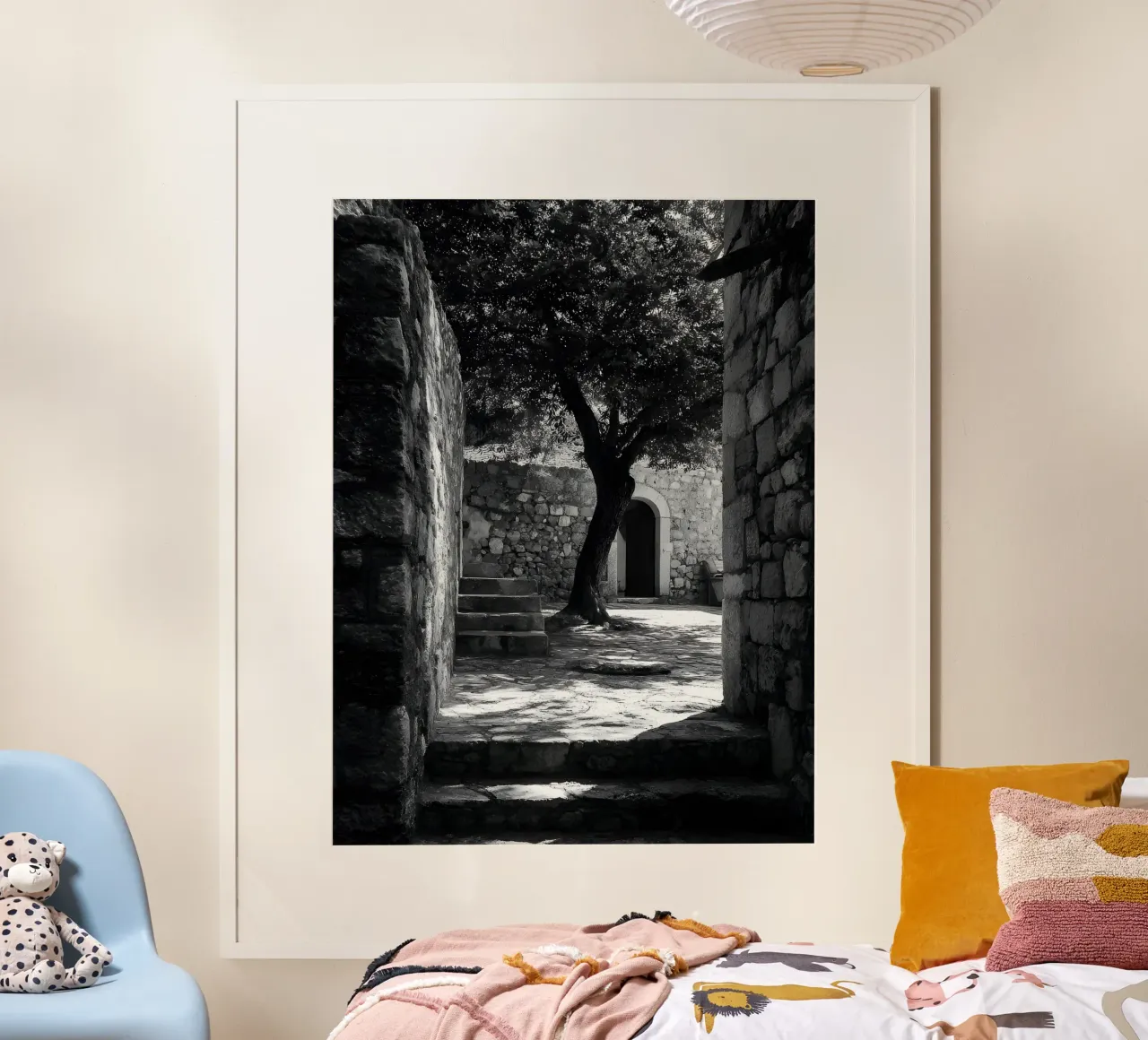 Stone Alley poster con telaio in plastica da Mononoir