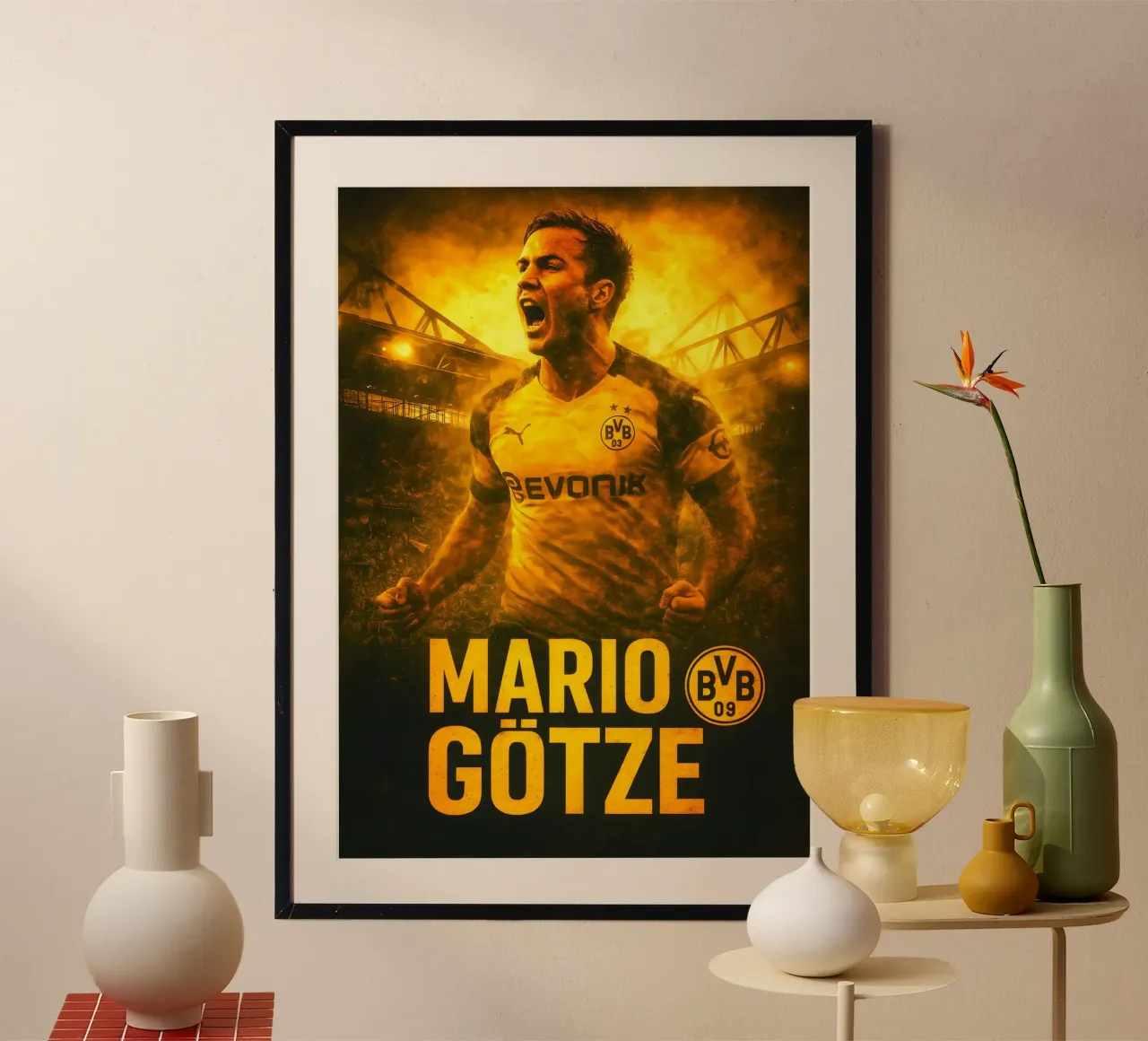 Mario Gotze poster da Cyberpunk Canvas