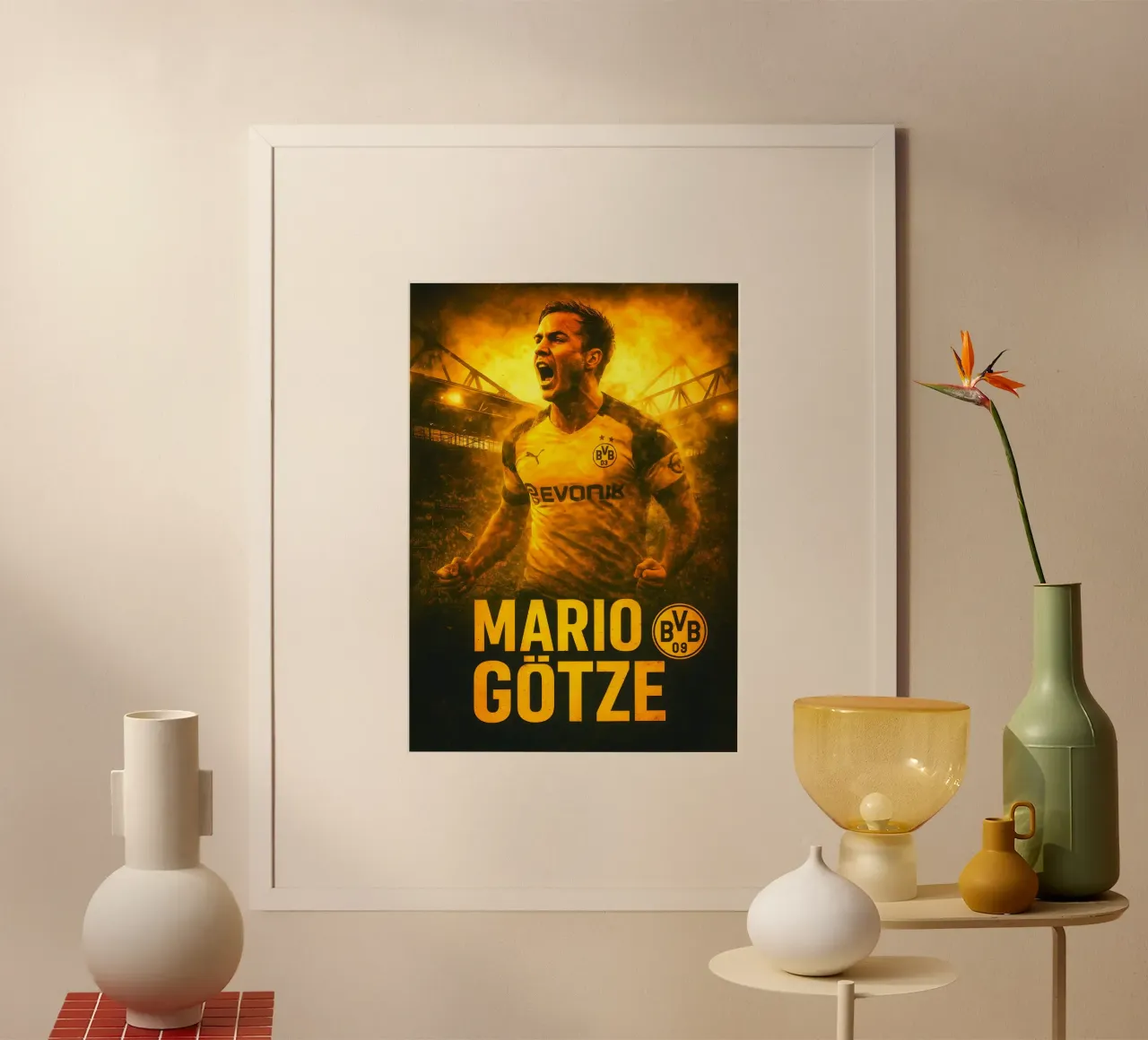 Mario Gotze poster da Cyberpunk Canvas