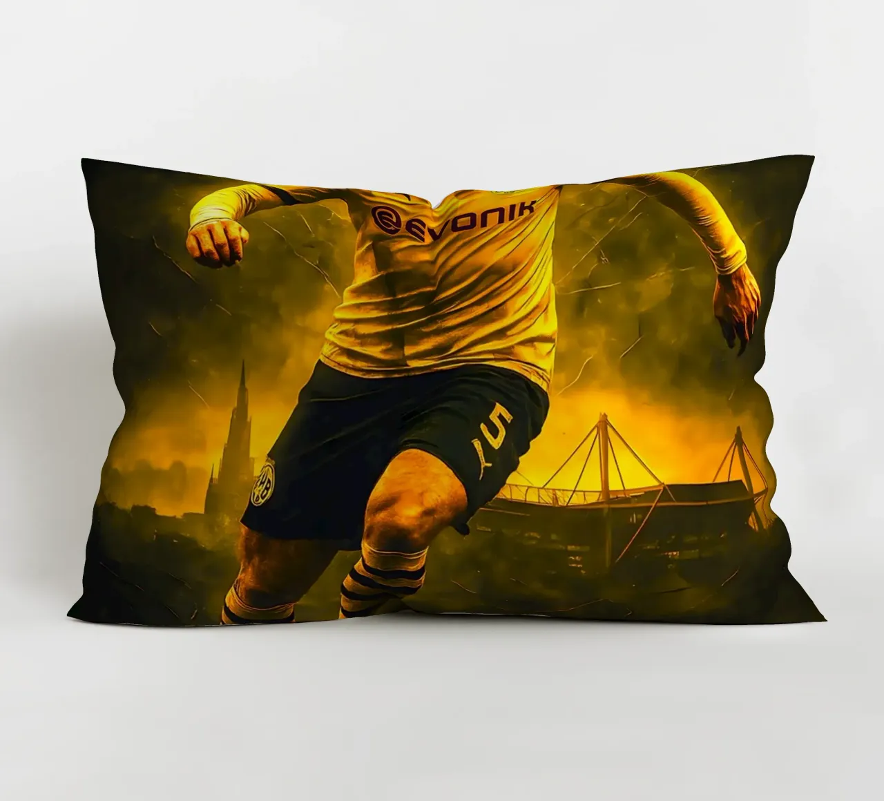 Mats Hummels cuscino da Cyberpunk Canvas