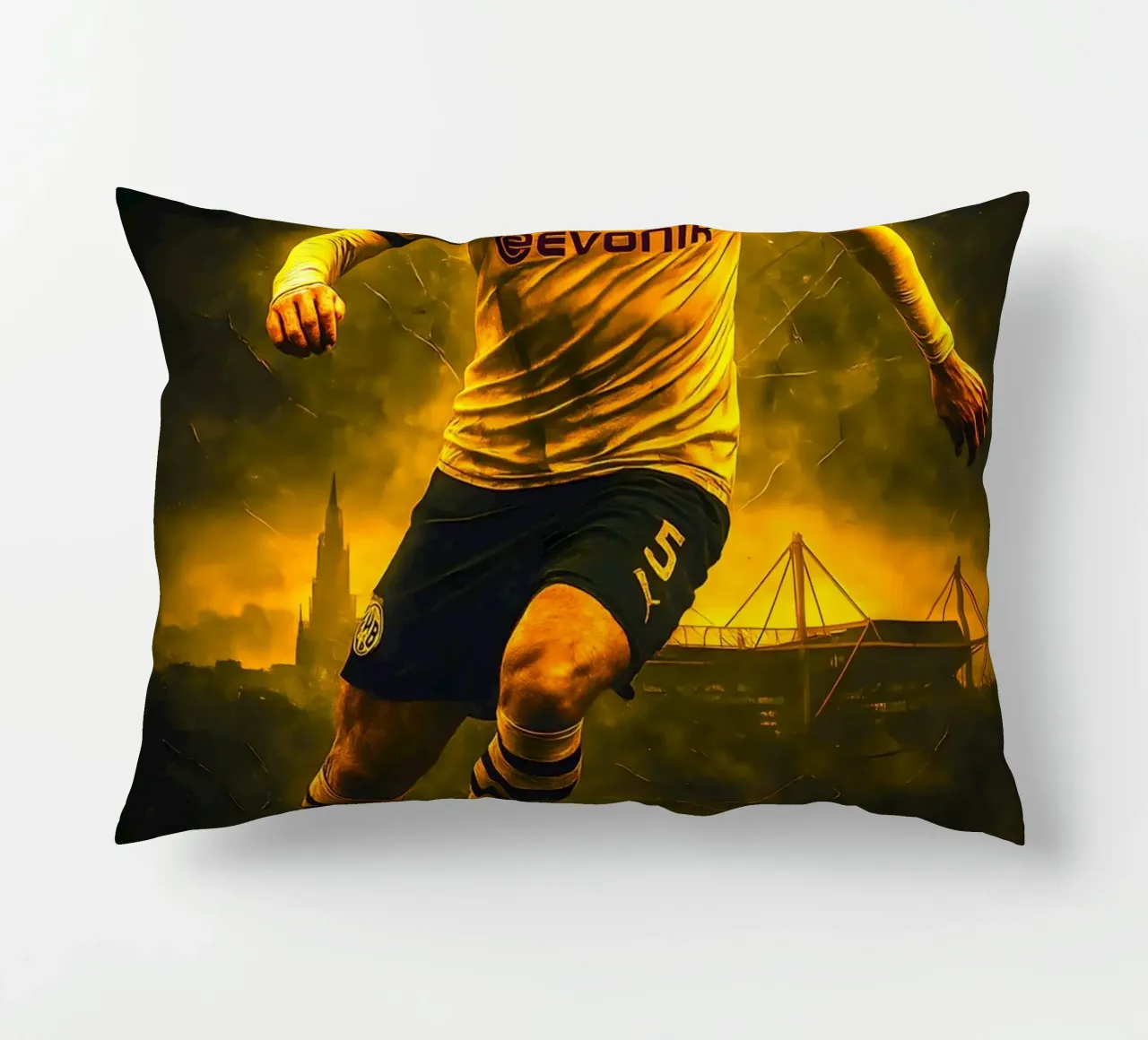 Mats Hummels cuscino da Cyberpunk Canvas