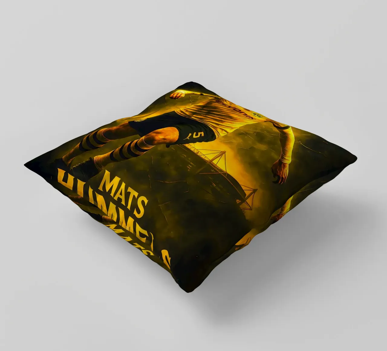 Mats Hummels cuscino da Cyberpunk Canvas