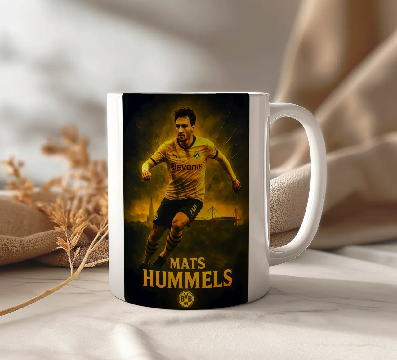 Mats Hummels tazza in ceramica da Cyberpunk Canvas