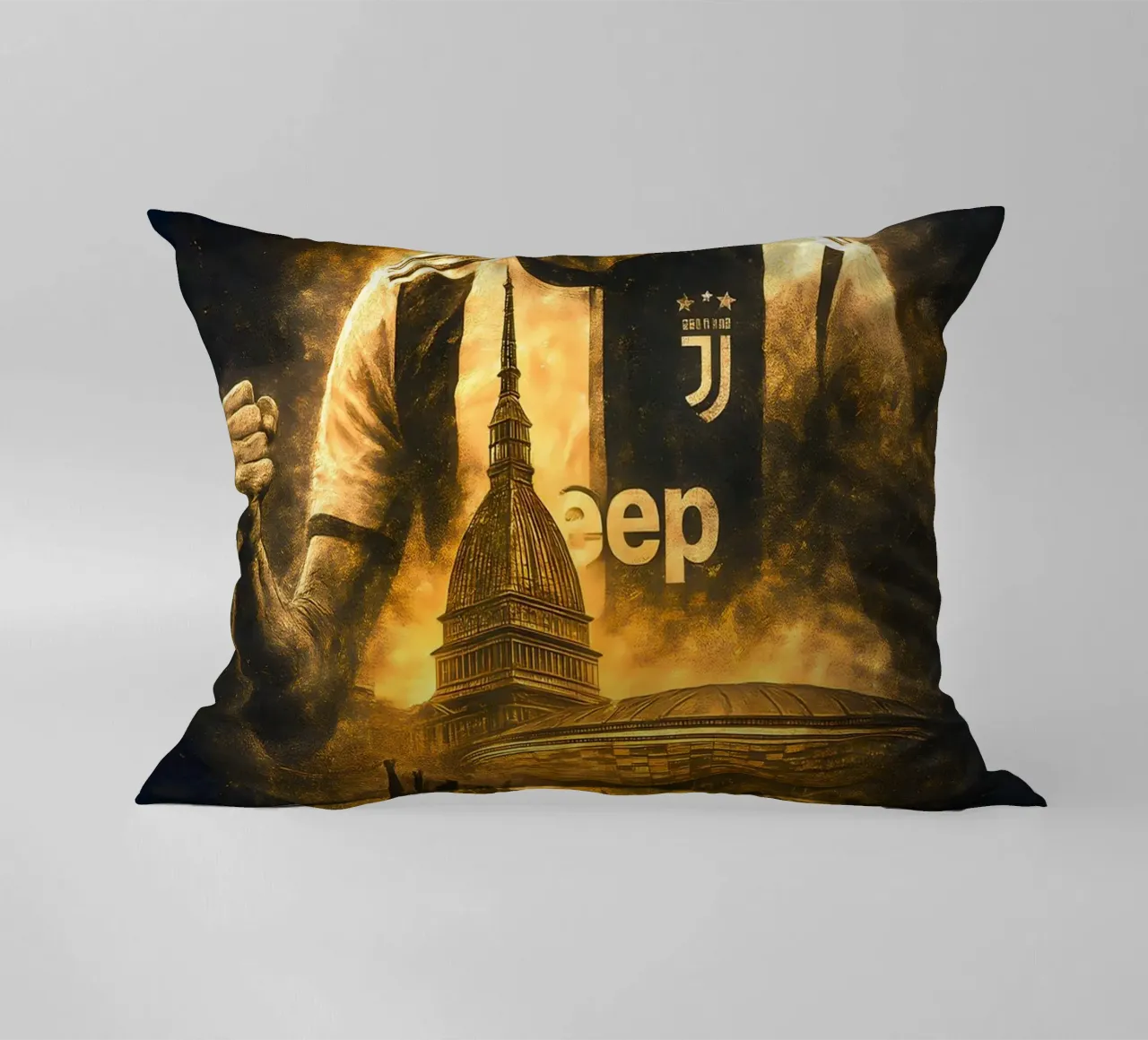 Mario Mandzukic cuscino da Cyberpunk Canvas