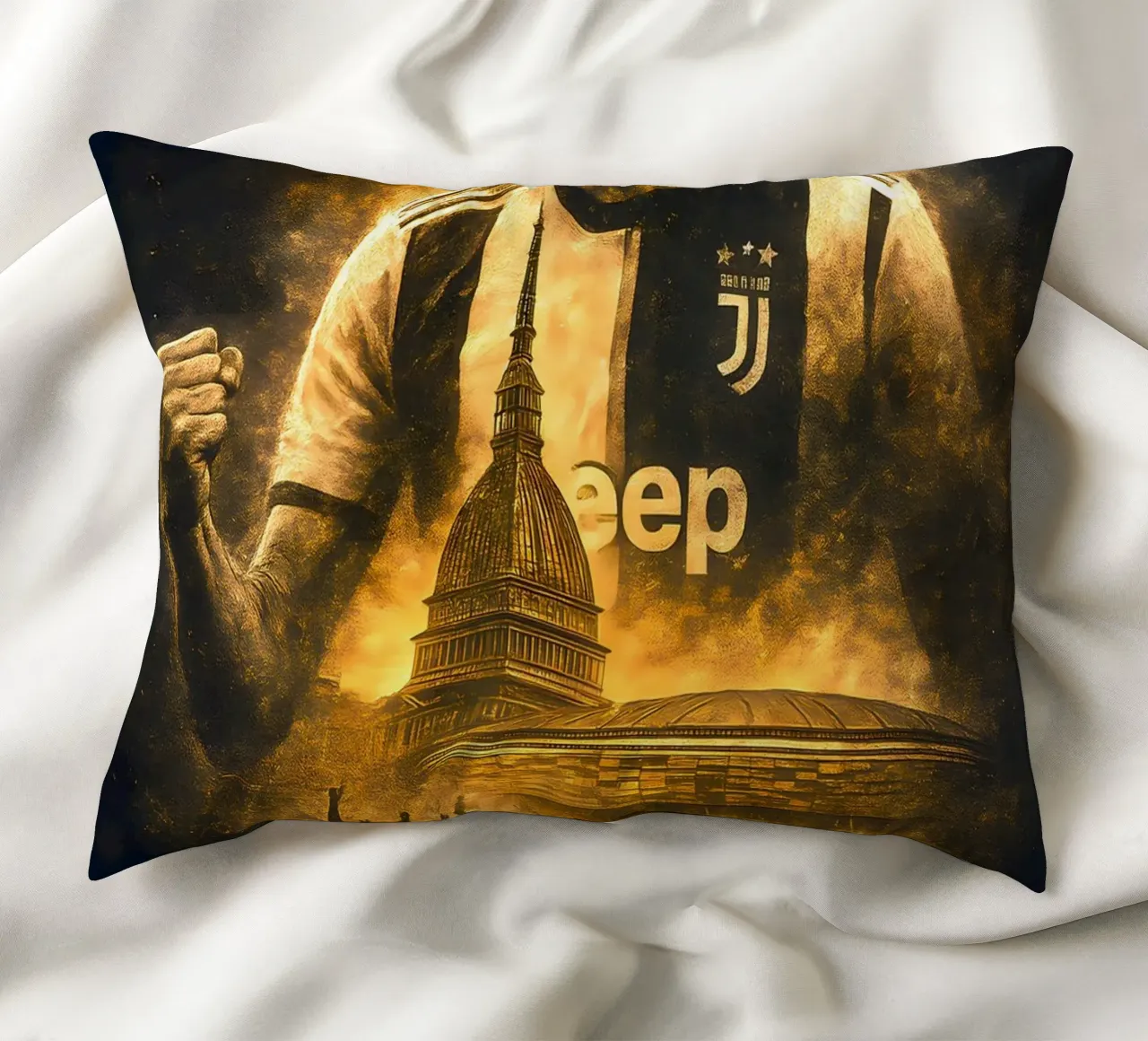 Mario Mandzukic cuscino da Cyberpunk Canvas