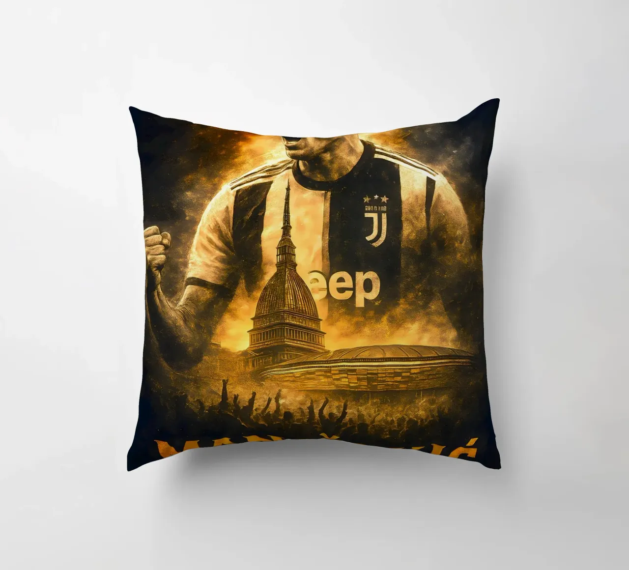 Mario Mandzukic cuscino da Cyberpunk Canvas