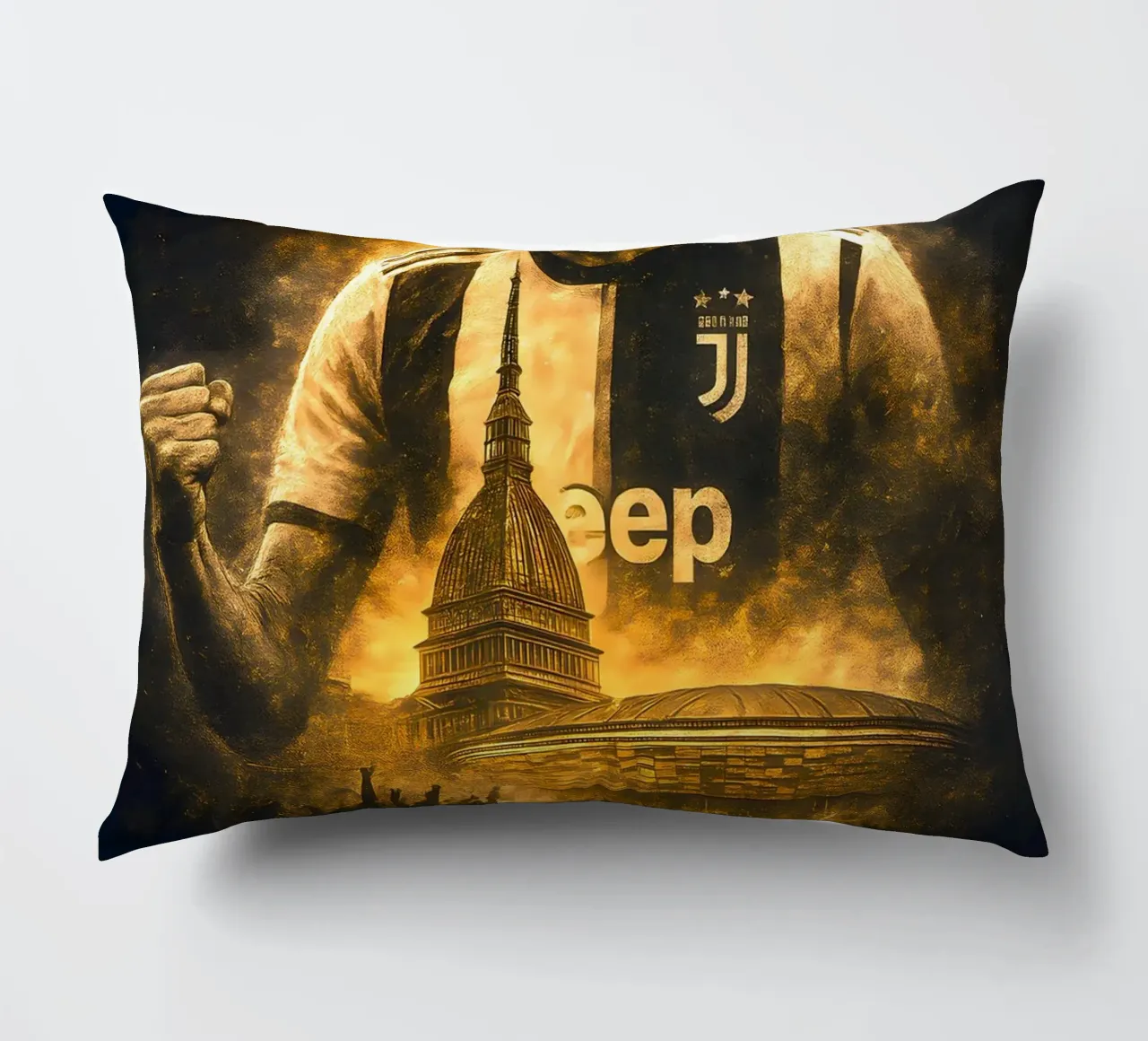 Mario Mandzukic cuscino da Cyberpunk Canvas