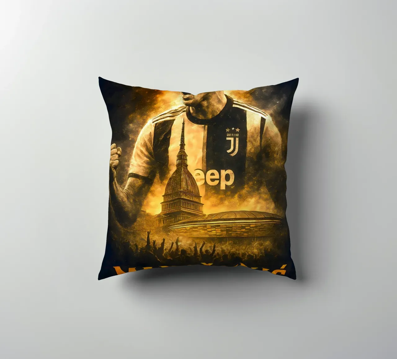Mario Mandzukic cuscino da Cyberpunk Canvas
