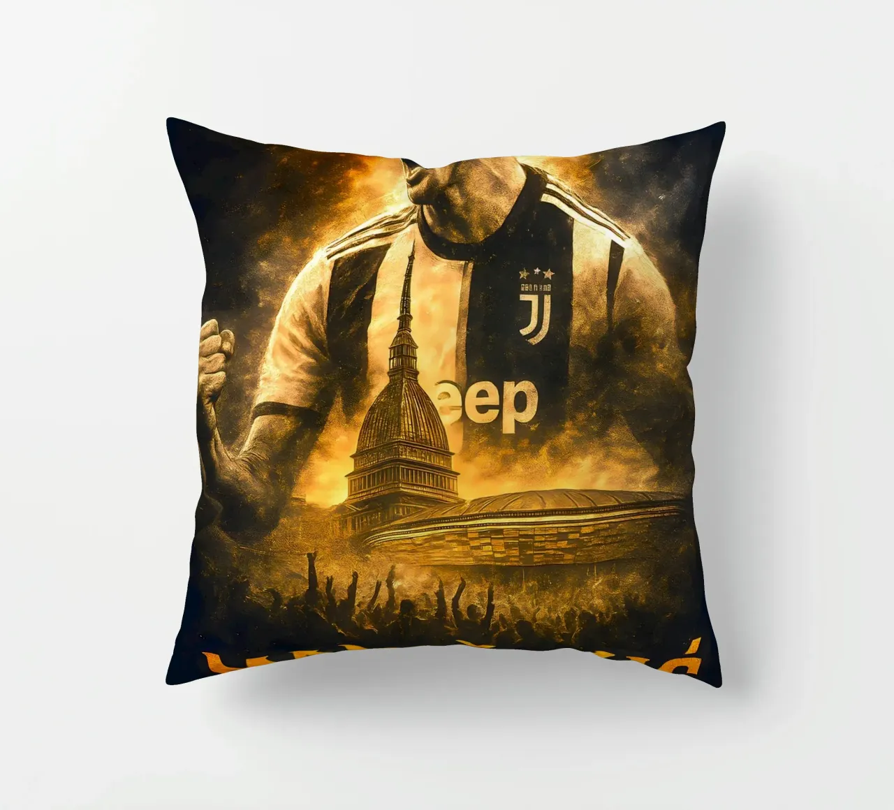 Mario Mandzukic cuscino da Cyberpunk Canvas