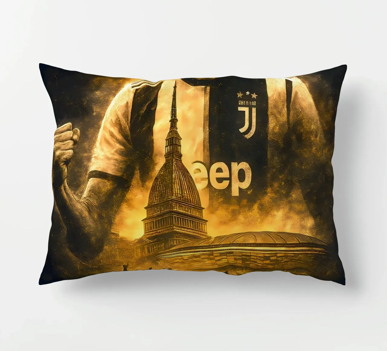 Mario Mandzukic cuscino da Cyberpunk Canvas
