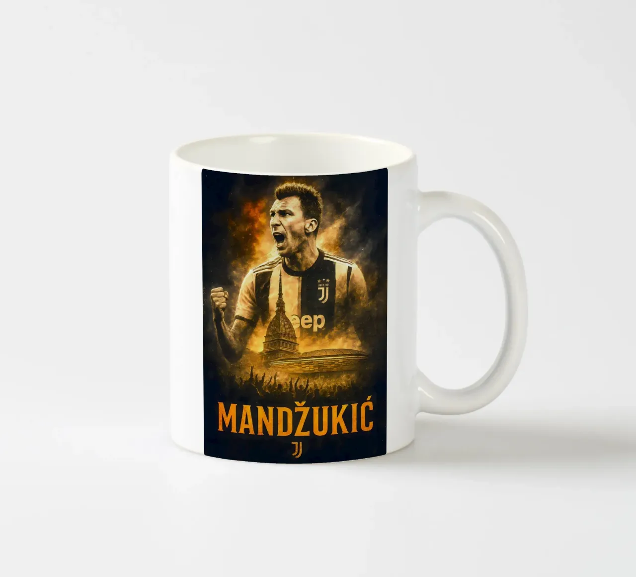 Mario Mandzukic tazza in ceramica da Cyberpunk Canvas