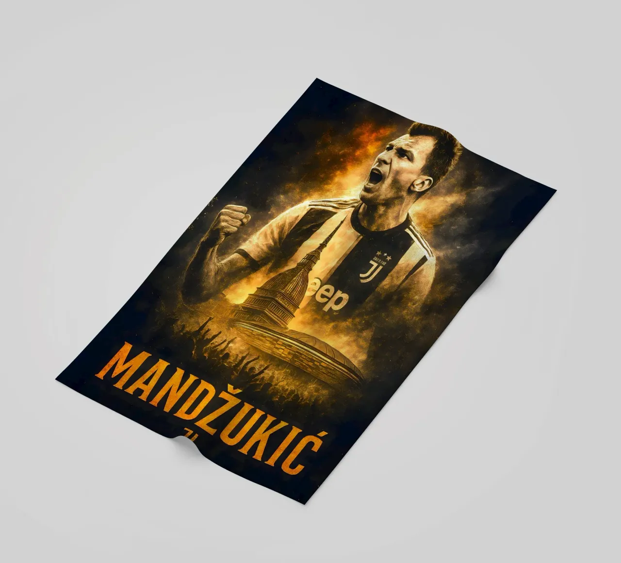 Mario Mandzukic telo mare da Cyberpunk Canvas