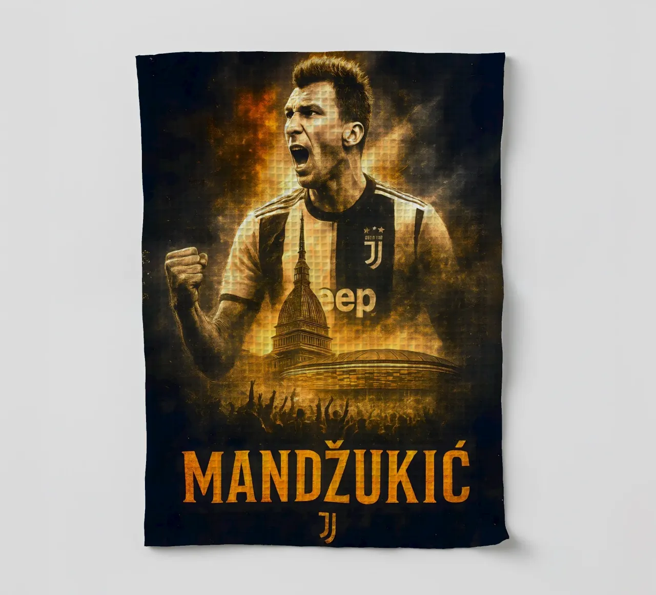 Mario Mandzukic canovaccio da cucina da Cyberpunk Canvas