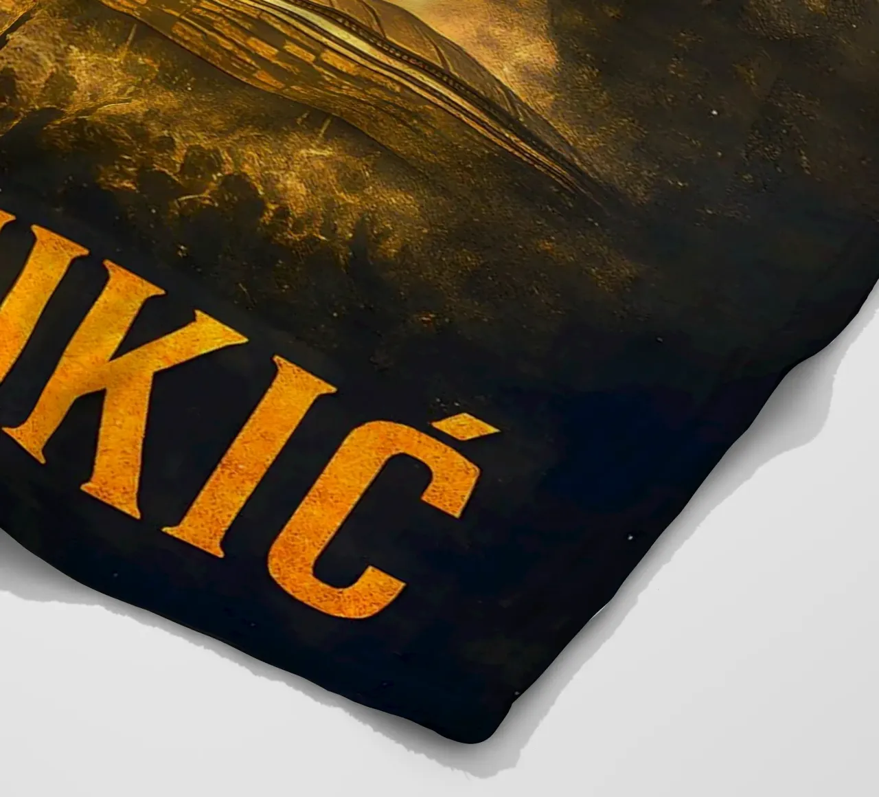 Mario Mandzukic coperta in pile da Cyberpunk Canvas