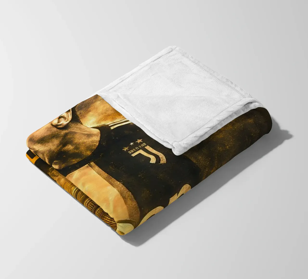 Mario Mandzukic coperta in pile da Cyberpunk Canvas