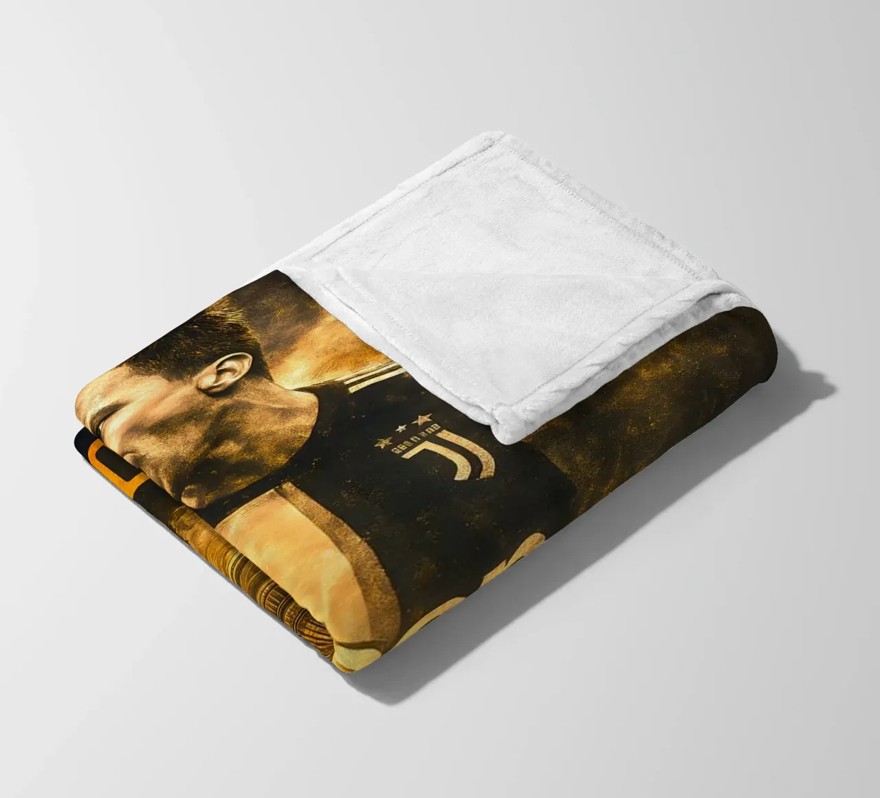 Mario Mandzukic coperta in pile da Cyberpunk Canvas
