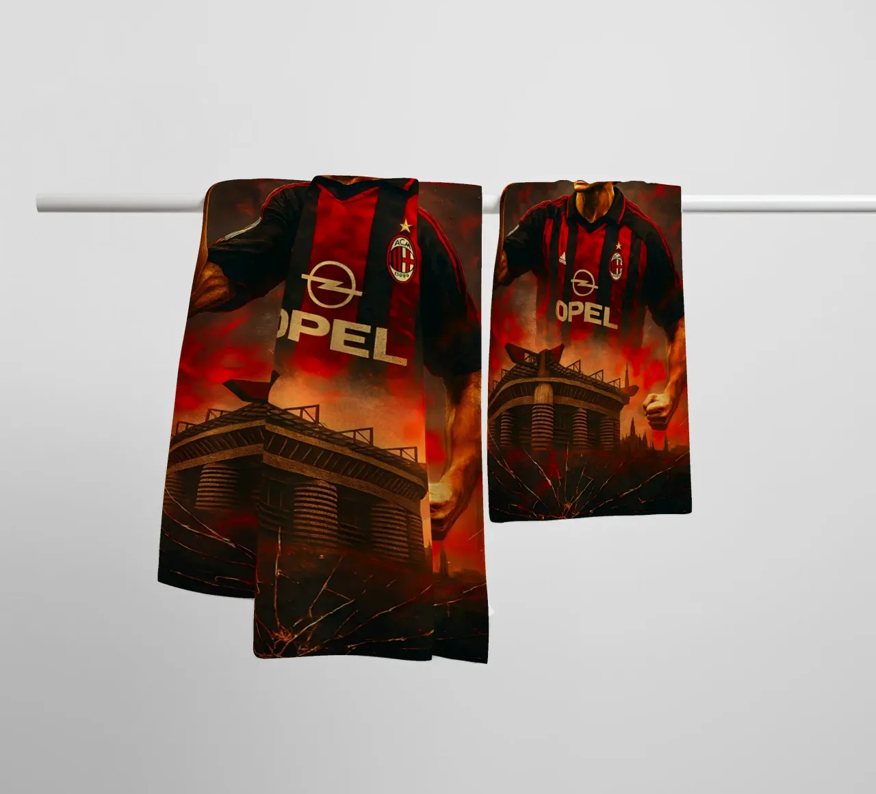 Andriy Shevchenko asciugamano da bagno da Cyberpunk Canvas