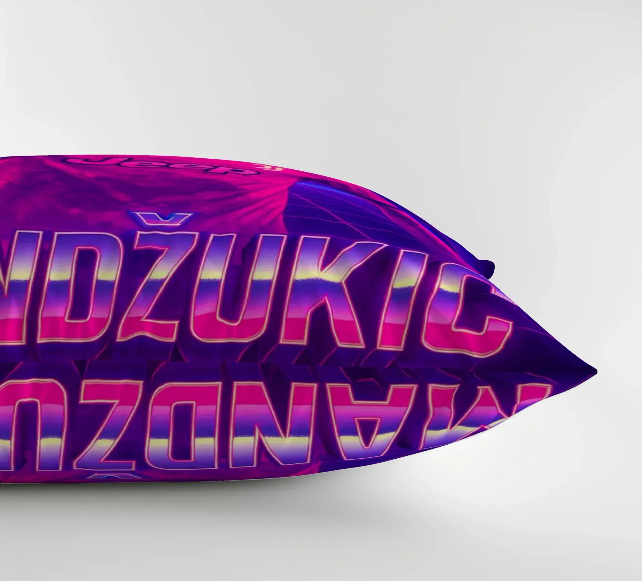 Mario Mandzukic cuscino da Cyberpunk Canvas