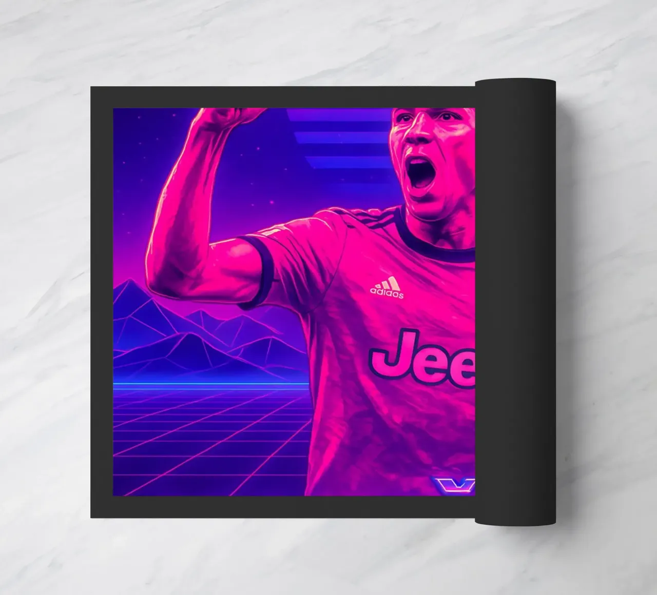 Mario Mandzukic zerbino da Cyberpunk Canvas