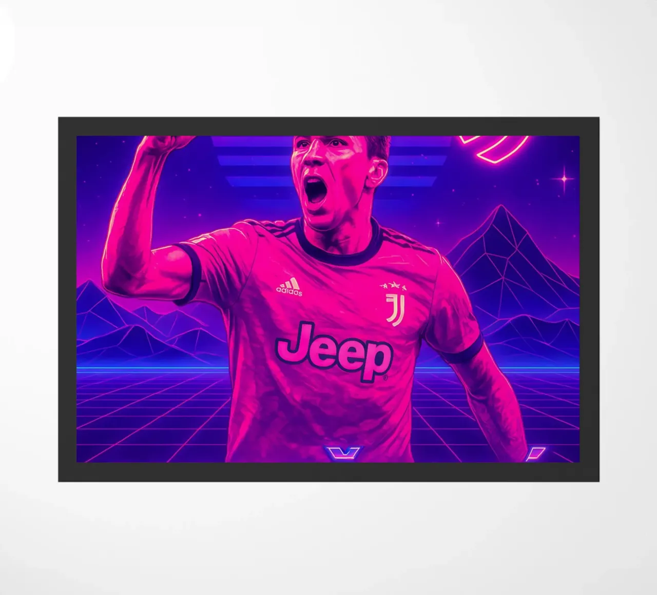 Mario Mandzukic zerbino da Cyberpunk Canvas