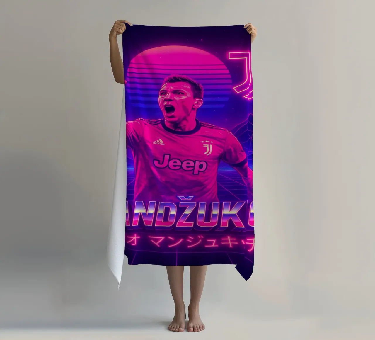 Mario Mandzukic telo mare da Cyberpunk Canvas