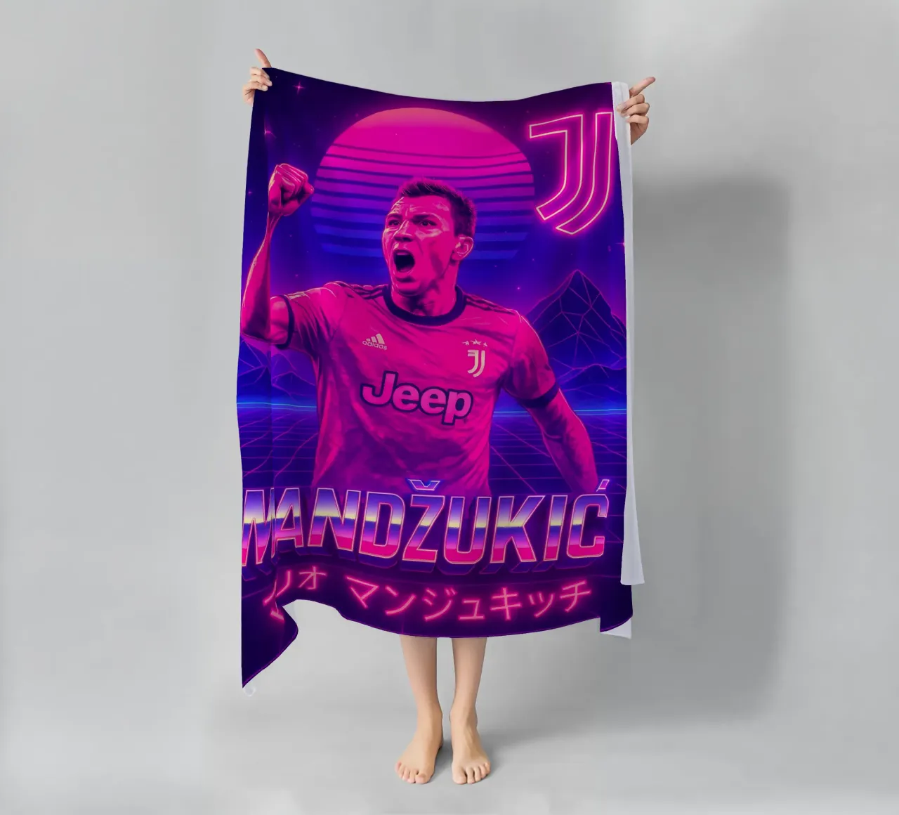 Mario Mandzukic telo mare da Cyberpunk Canvas