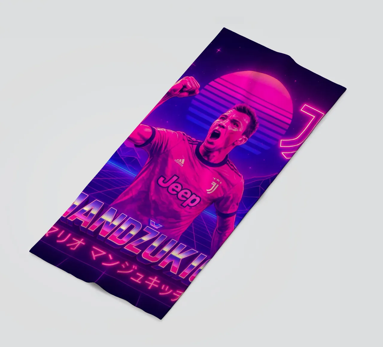 Mario Mandzukic telo mare da Cyberpunk Canvas