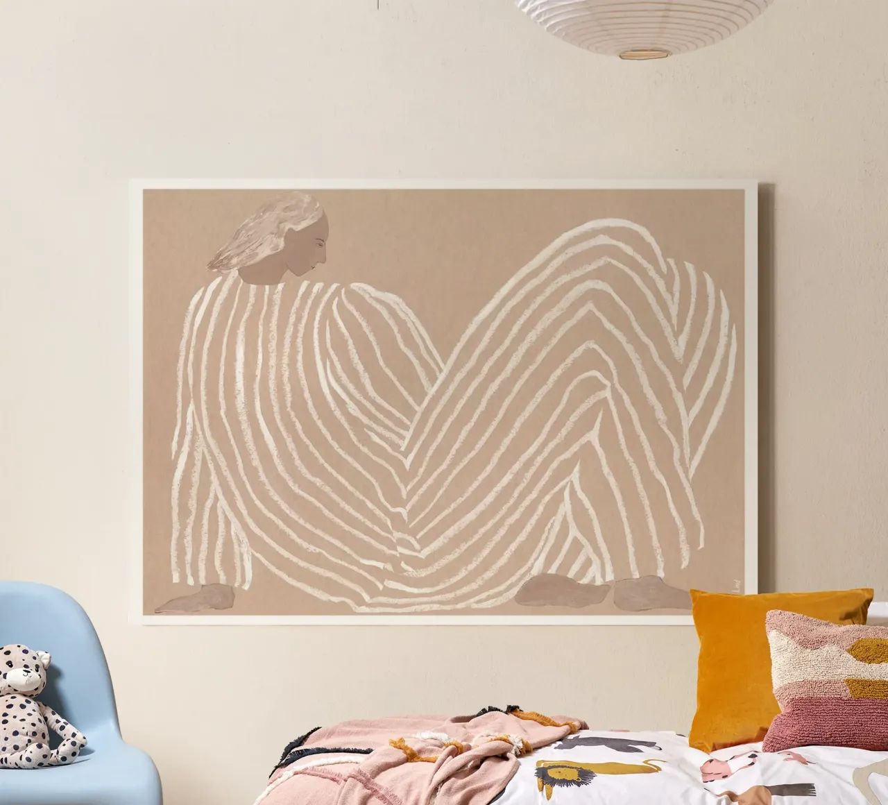 Annoiarmi tela con Cornice a cassetta da Serrano Shop