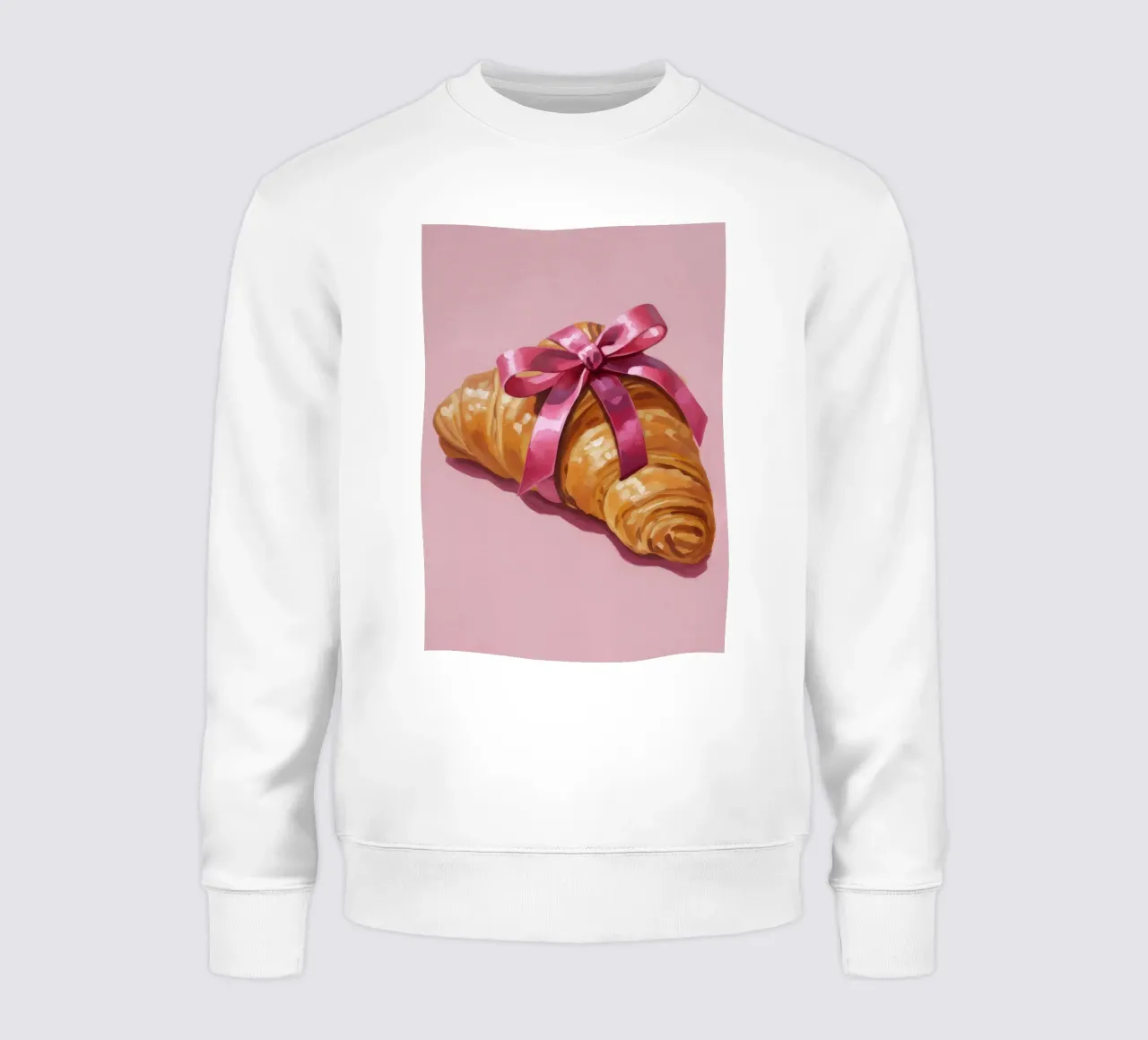 Croissant with Ribbon felpa da Attaboy Dsgn