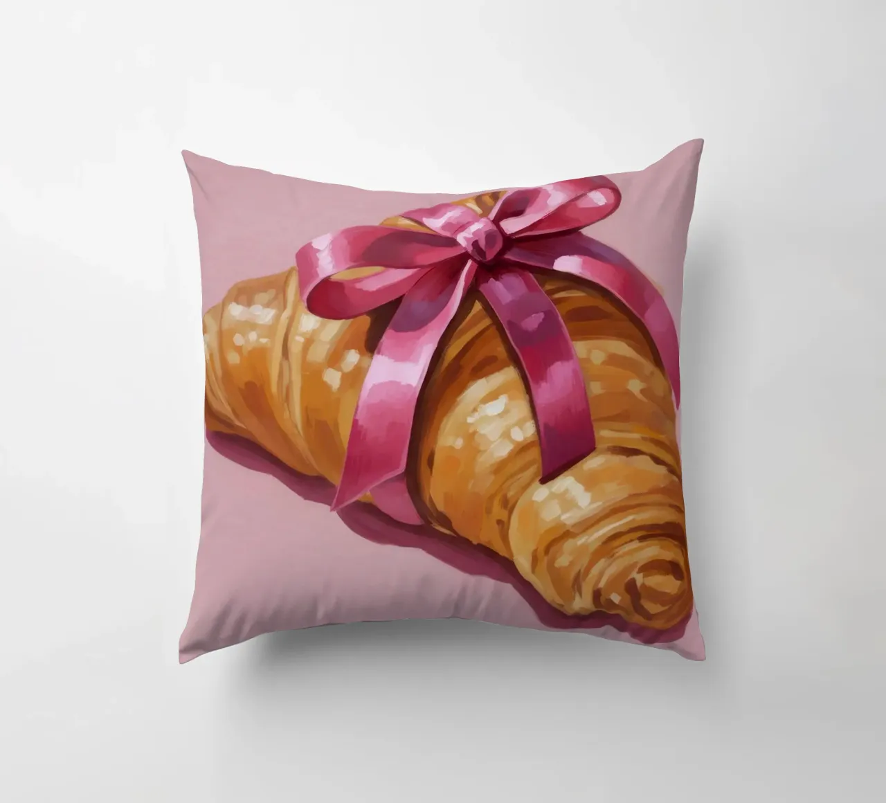 Croissant with Ribbon cuscino da Attaboy Dsgn