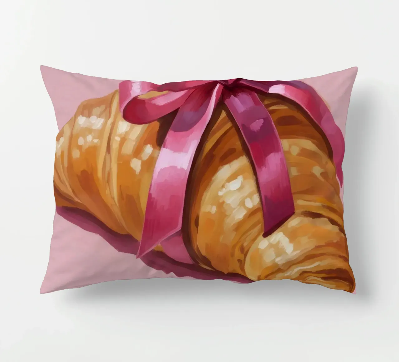 Croissant with Ribbon cuscino da Attaboy Dsgn
