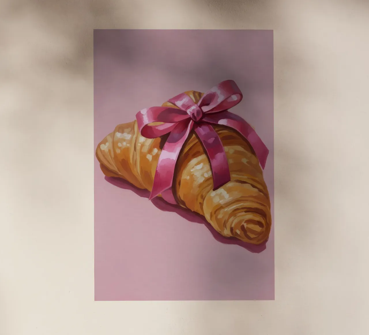 Croissant with Ribbon pellicola backlit da Attaboy Dsgn