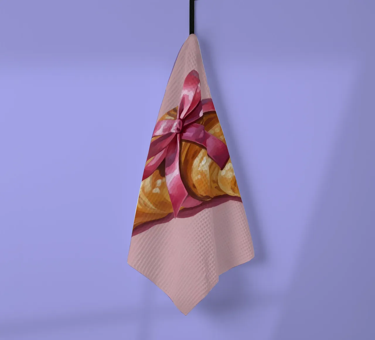 Croissant with Ribbon canovaccio da cucina da Attaboy Dsgn