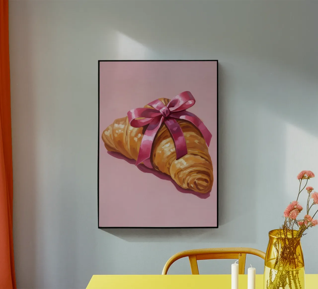 Croissant with Ribbon plexiglass da Attaboy Dsgn