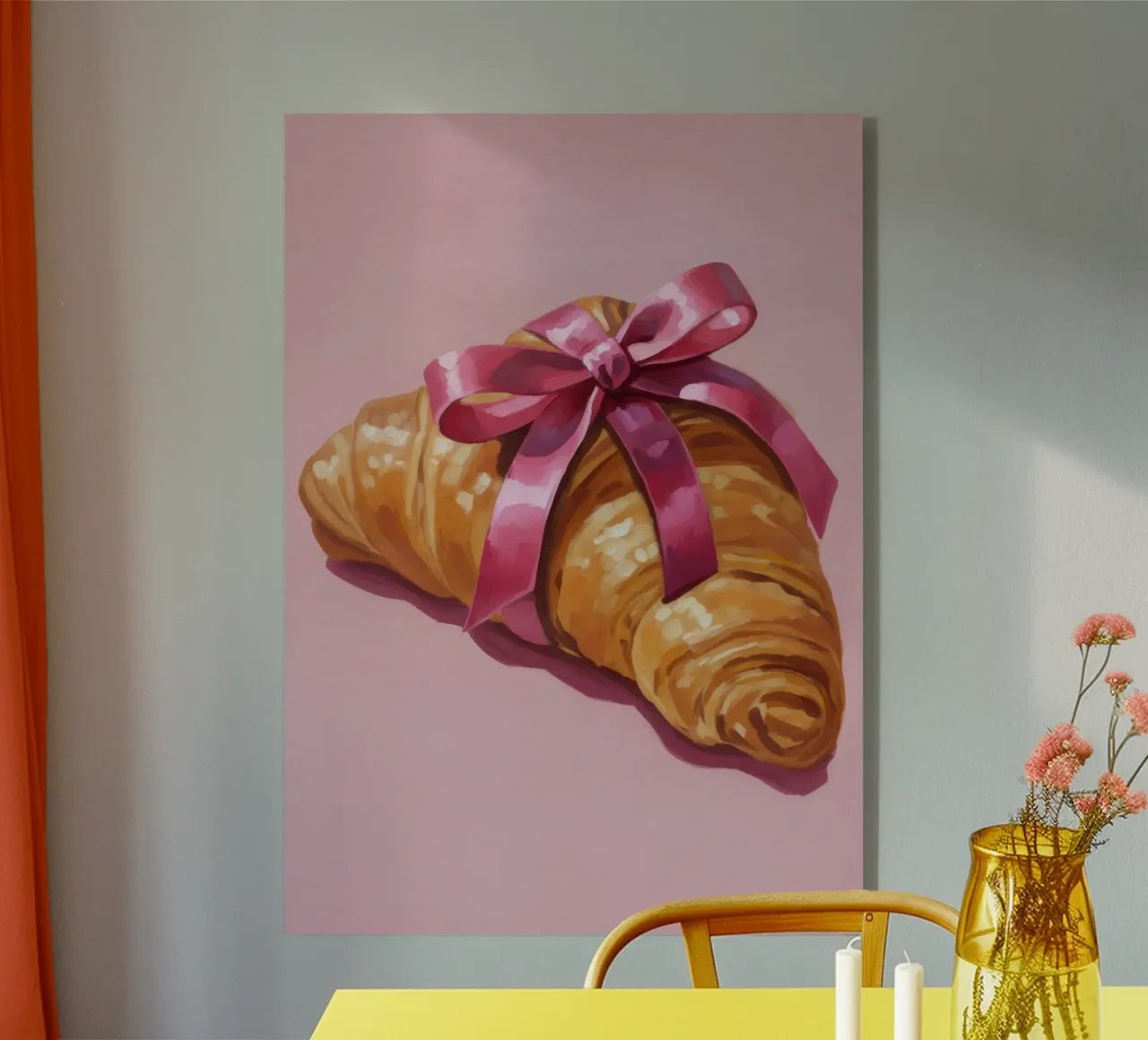 Croissant with Ribbon plexiglass da Attaboy Dsgn