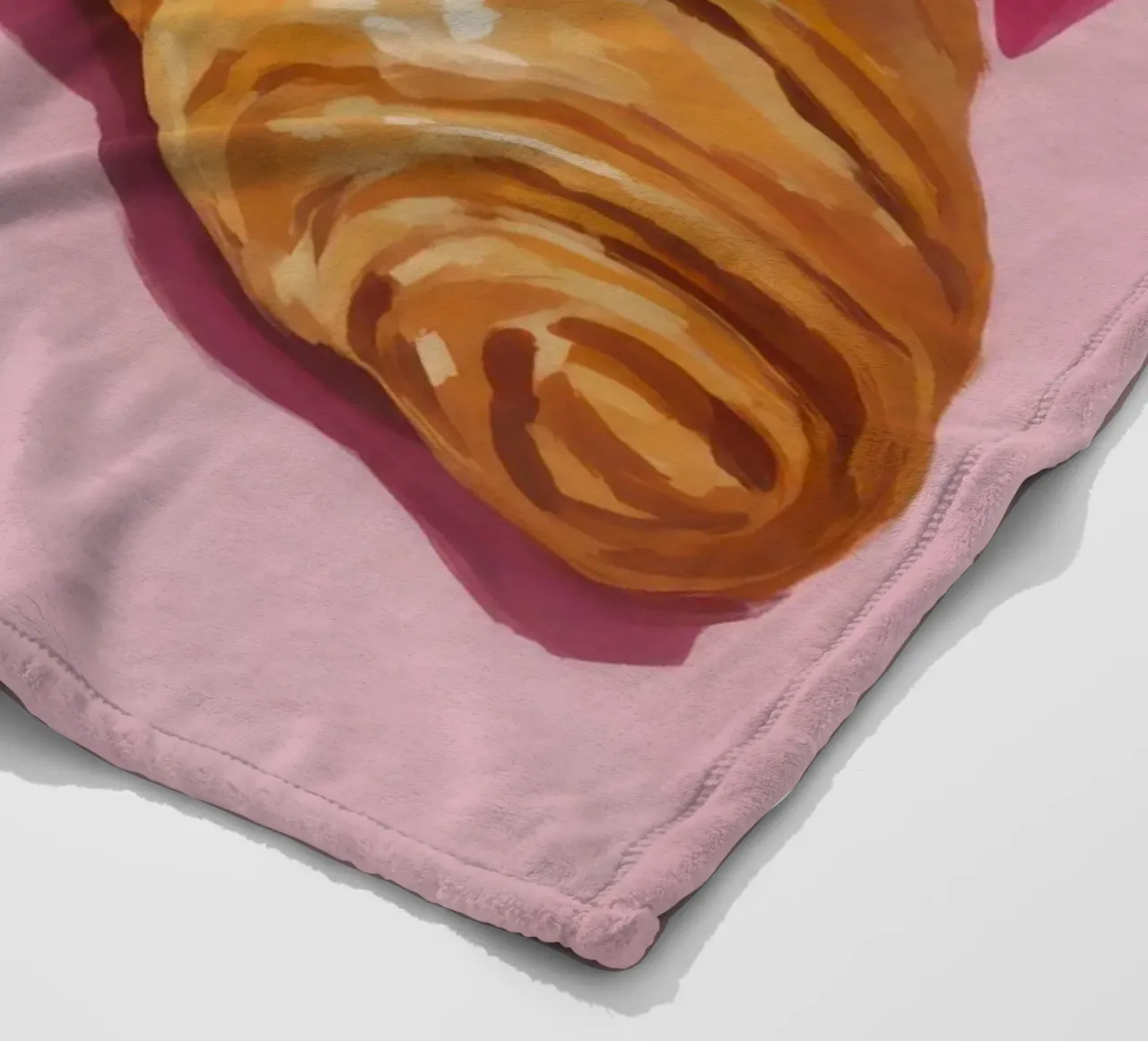 Croissant with Ribbon coperta in pile da Attaboy Dsgn