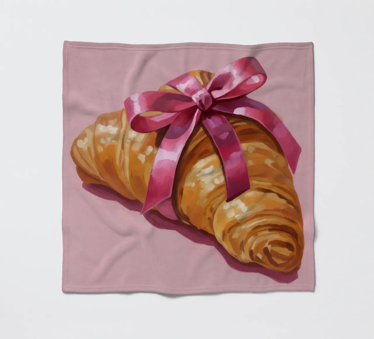 Croissant with Ribbon coperta in pile da Attaboy Dsgn