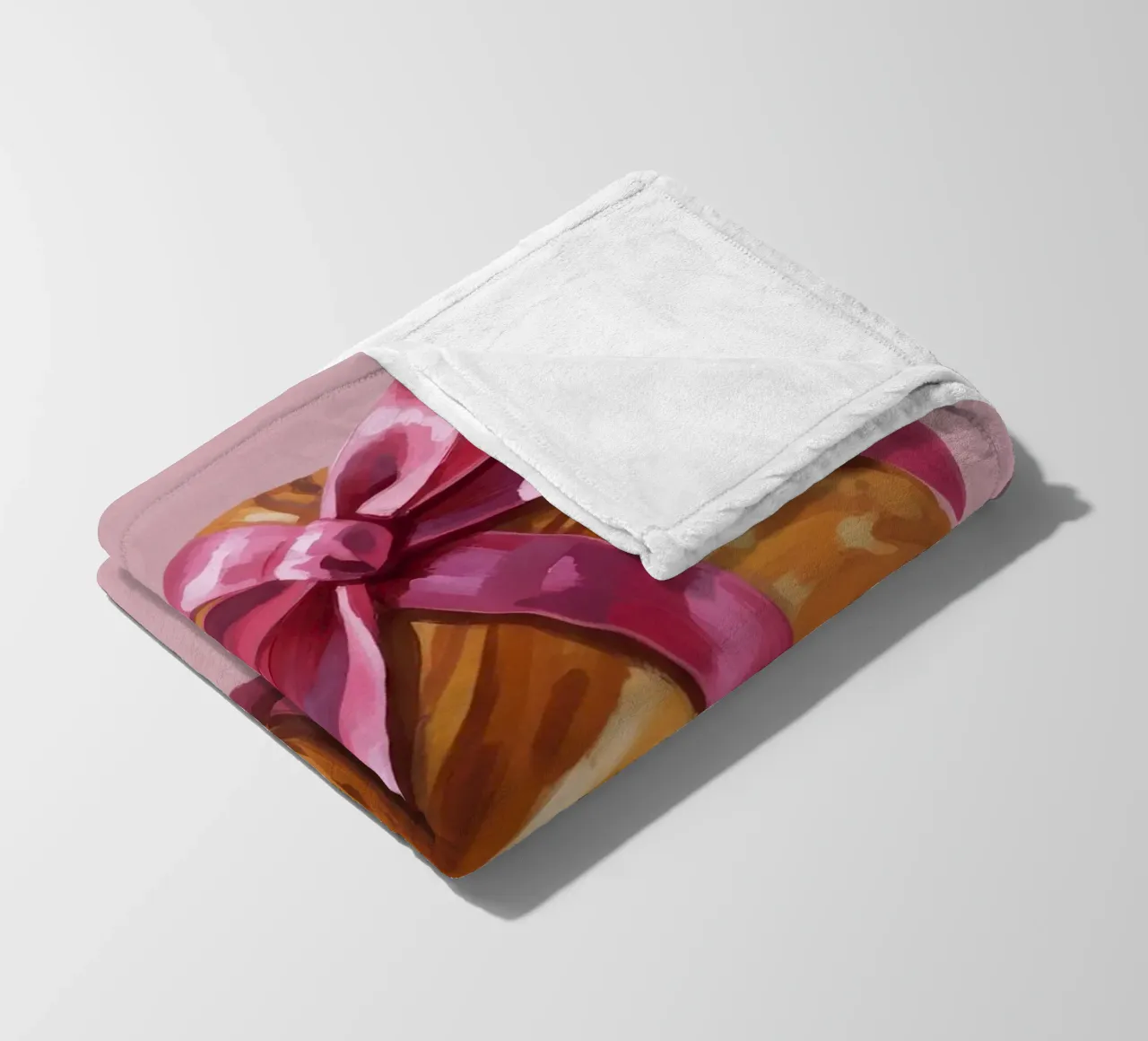 Croissant with Ribbon coperta in pile da Attaboy Dsgn