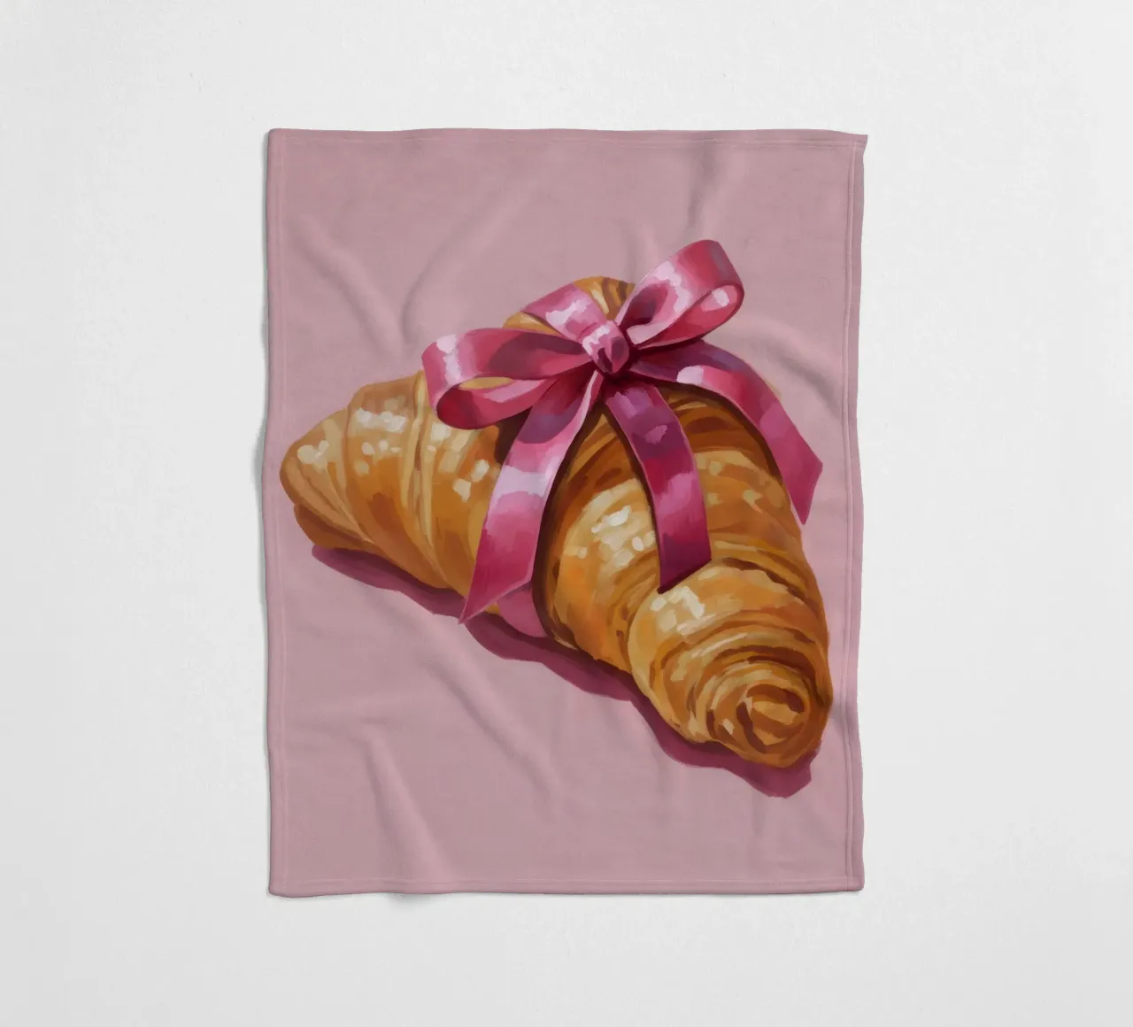 Croissant with Ribbon coperta in pile da Attaboy Dsgn