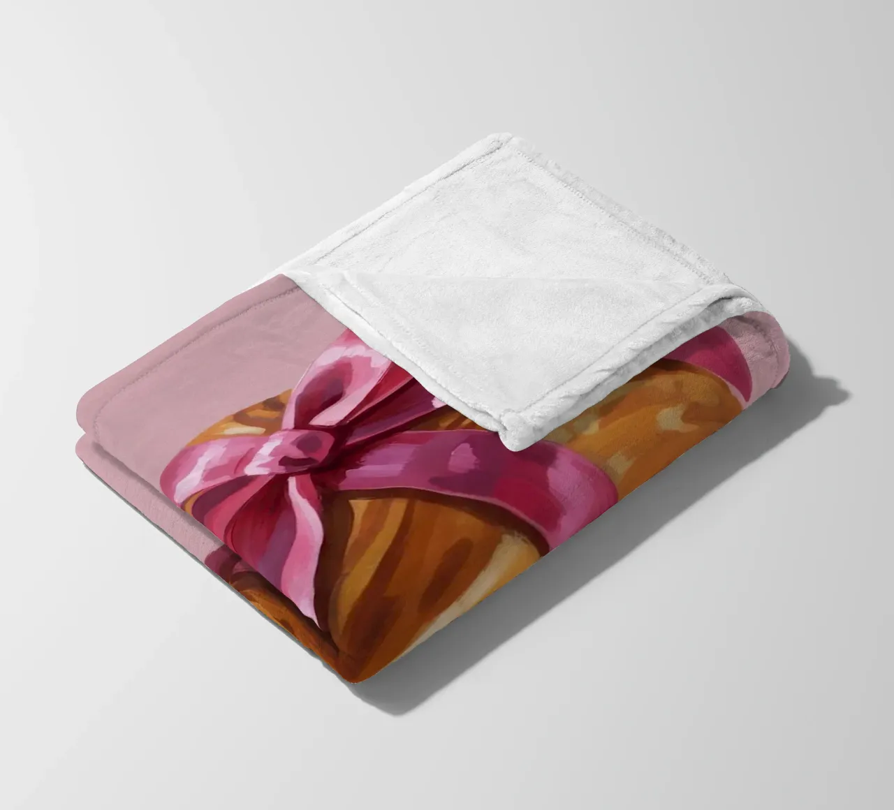 Croissant with Ribbon coperta in pile da Attaboy Dsgn