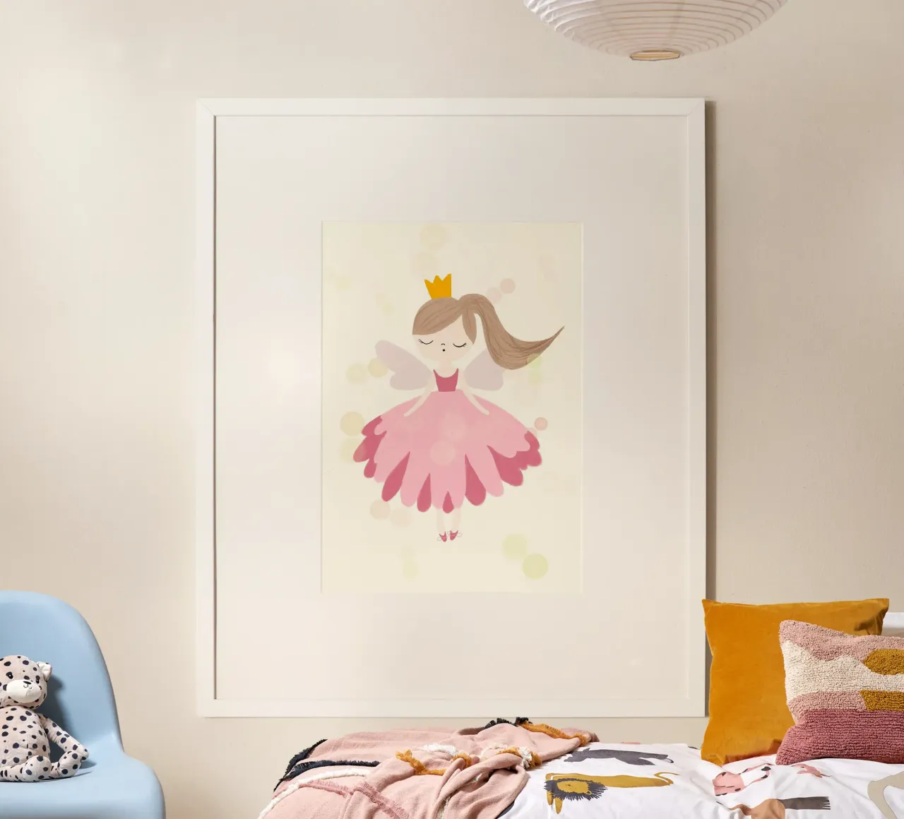 Stampa d'arte di una principessa fatata, Camera dei bambini poster da vintagepod