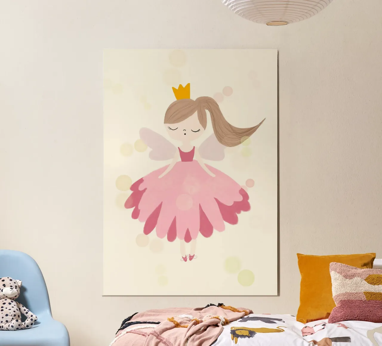 Stampa d'arte di una principessa fatata, Camera dei bambini poster da vintagepod